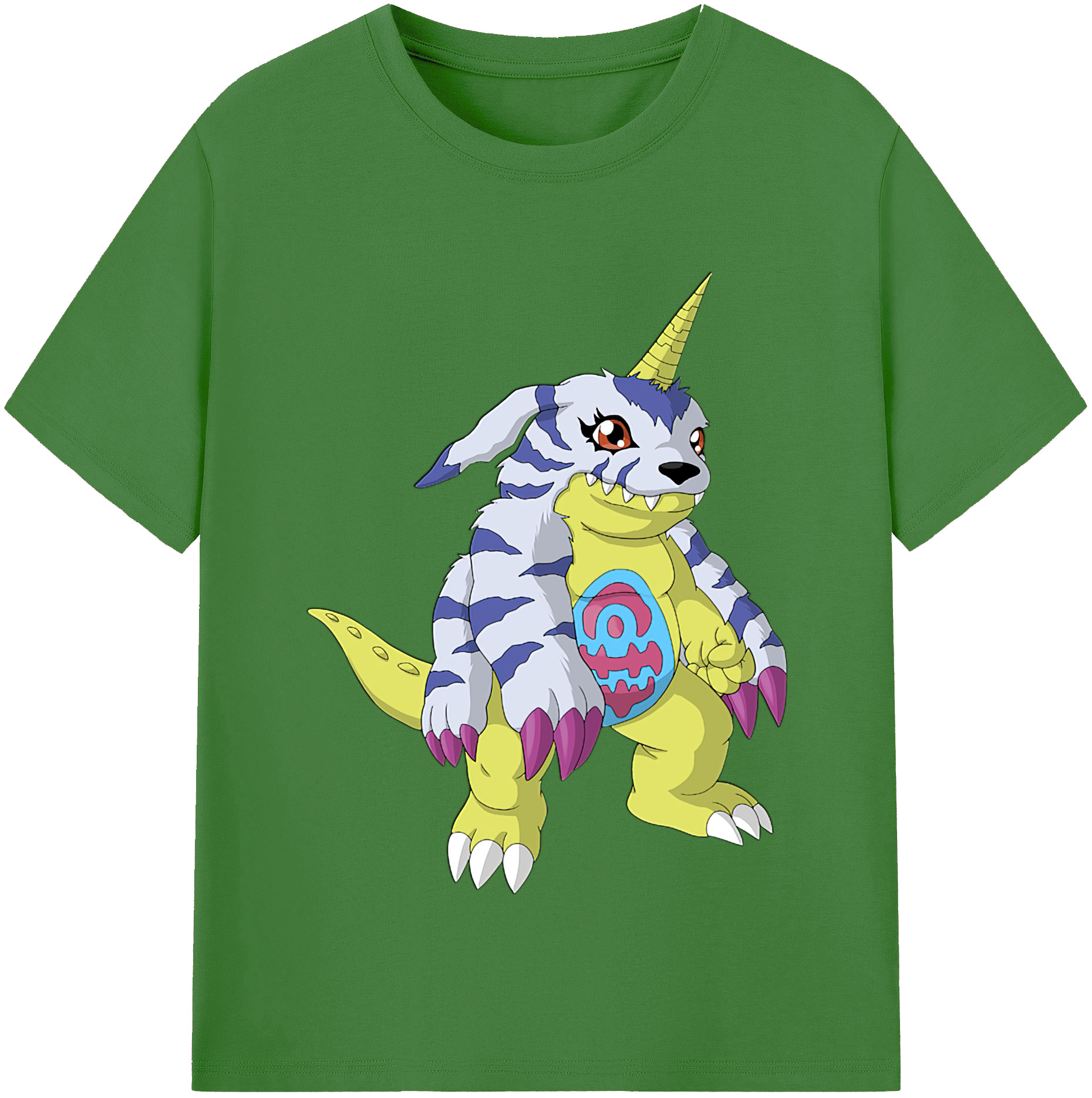 （画像用） Digimon デジタルモンスター/デジモン レディースカジュアルプリントTシャツ（綿100％）